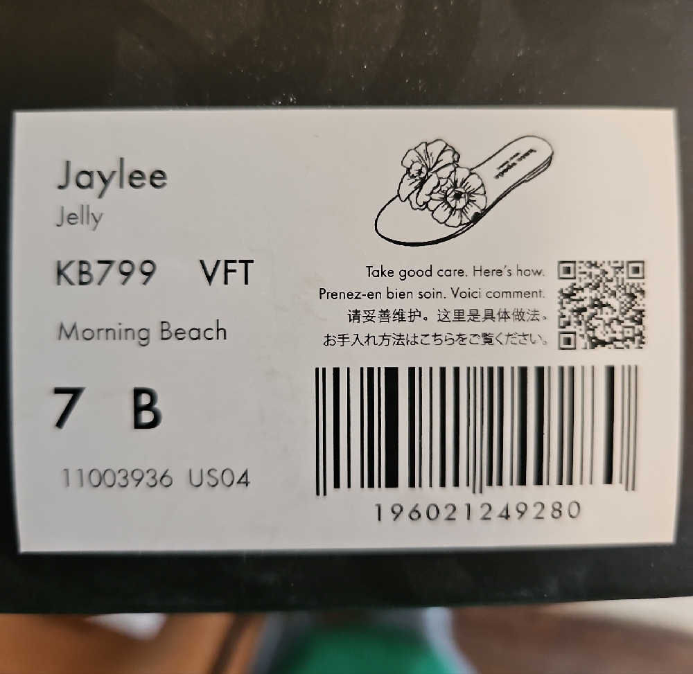 kate spade Pink Floral Jelly Toe-Post Sandals - Picture 8 of 8